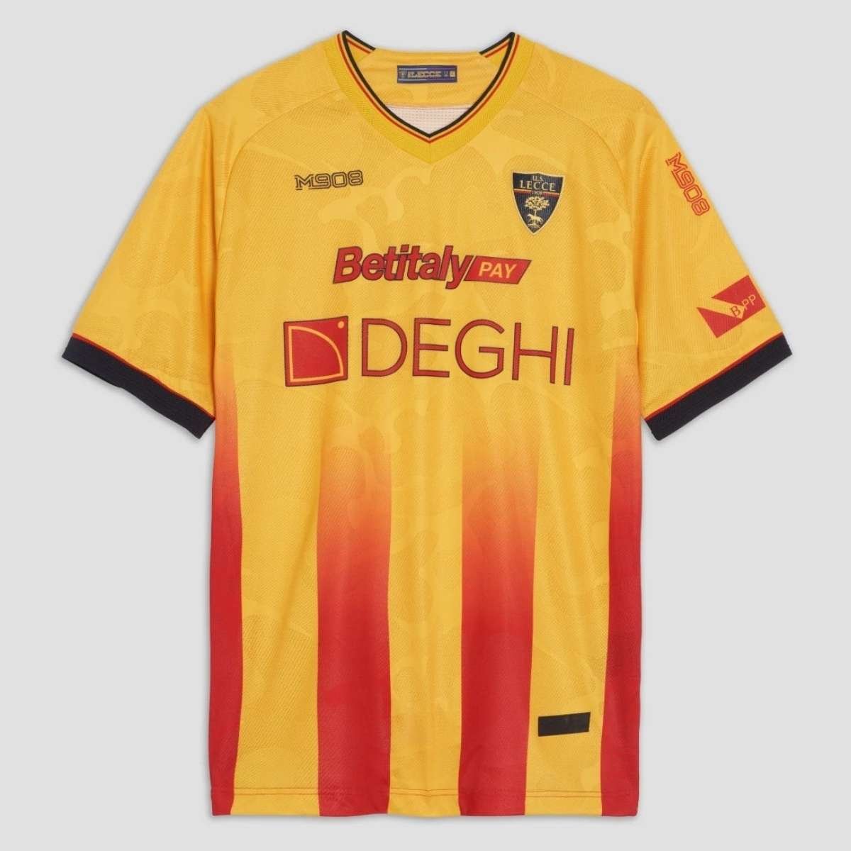 camisa-us-lecce-laranja-2025-26-home-i-masculina Camisa US Lecce Laranja 2025/26 Home I Masculina
