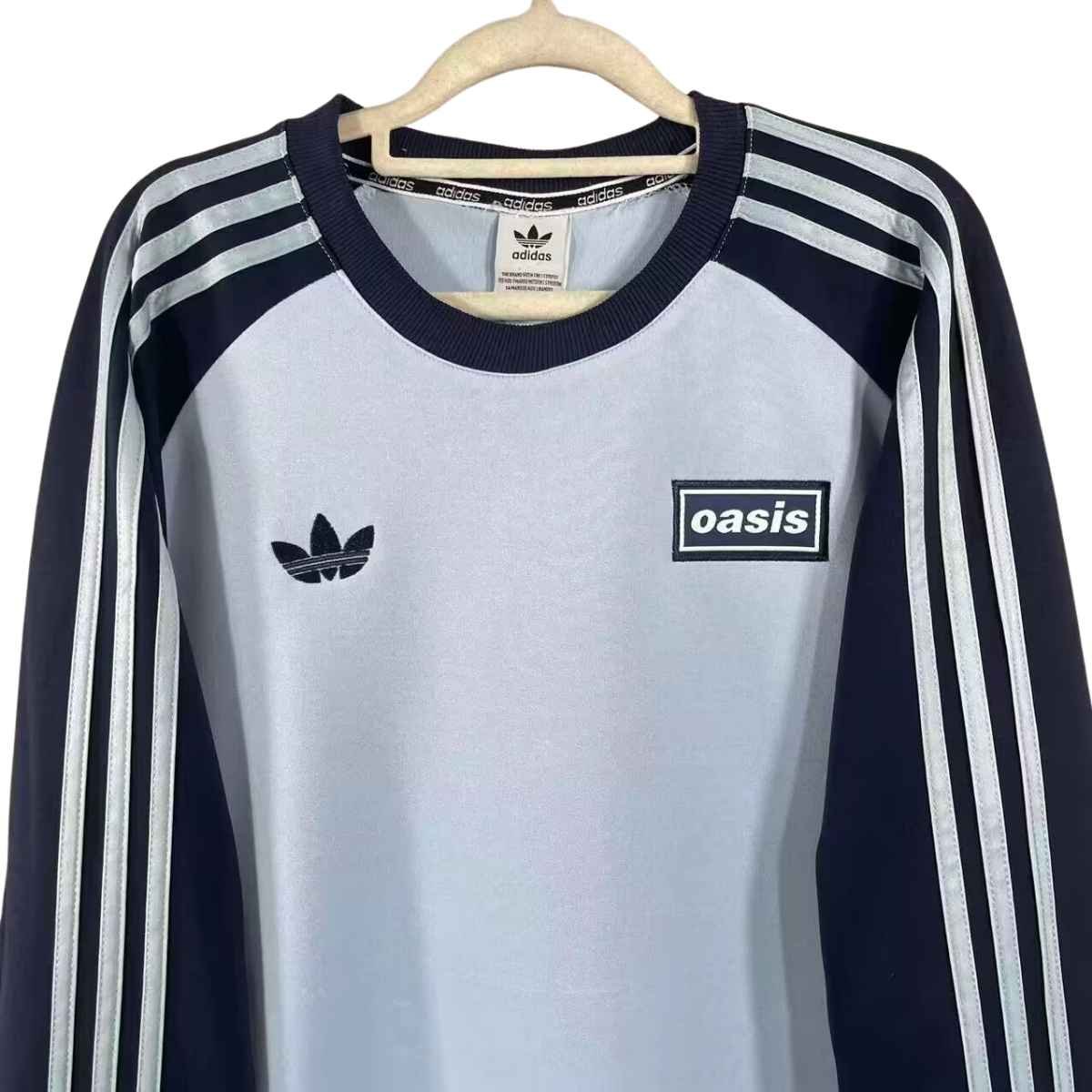 Camisa Adidas Oasis Azul Originals 2025 Manga Longa