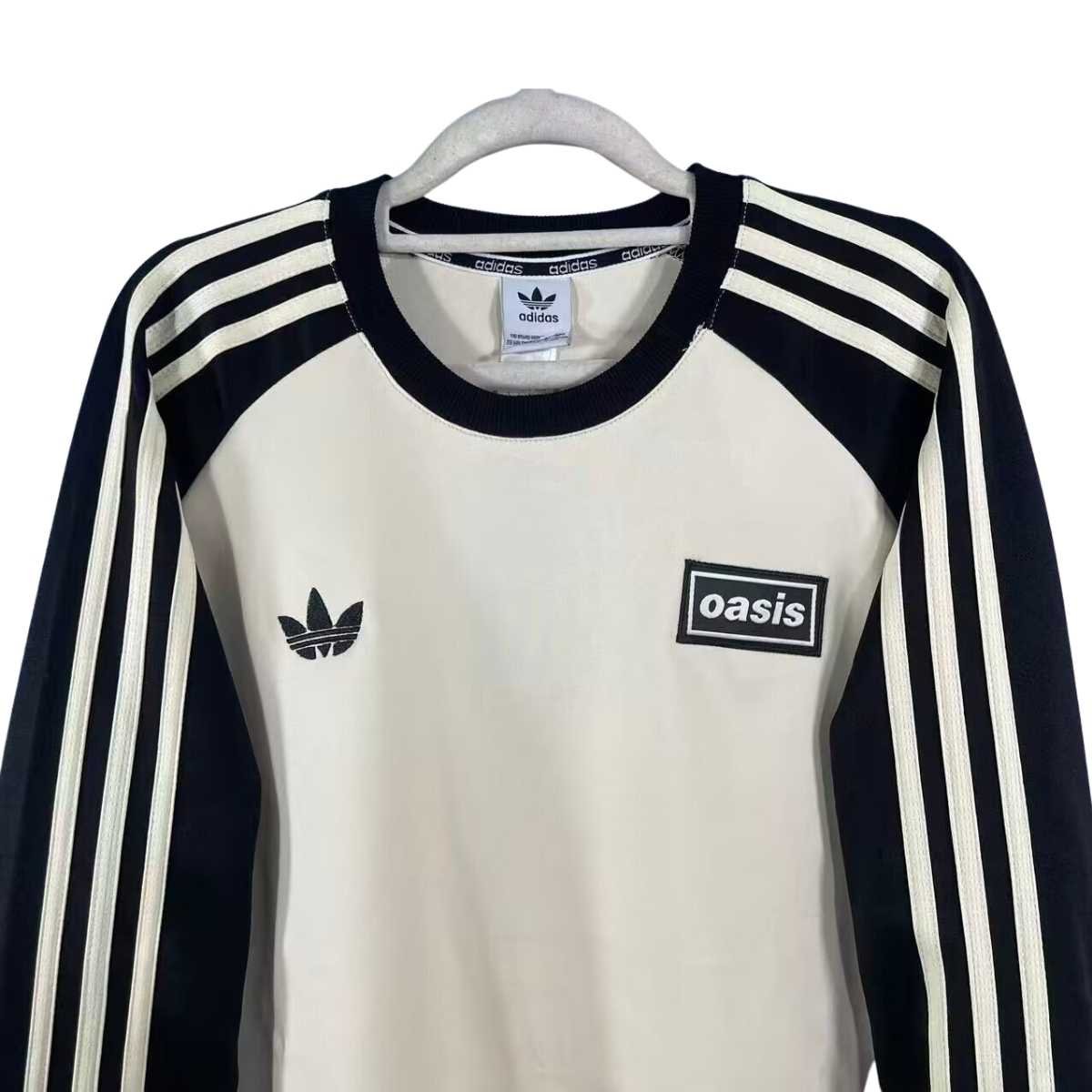 Camisa Adidas Oasis Bege Originals 2025 Manga Longa