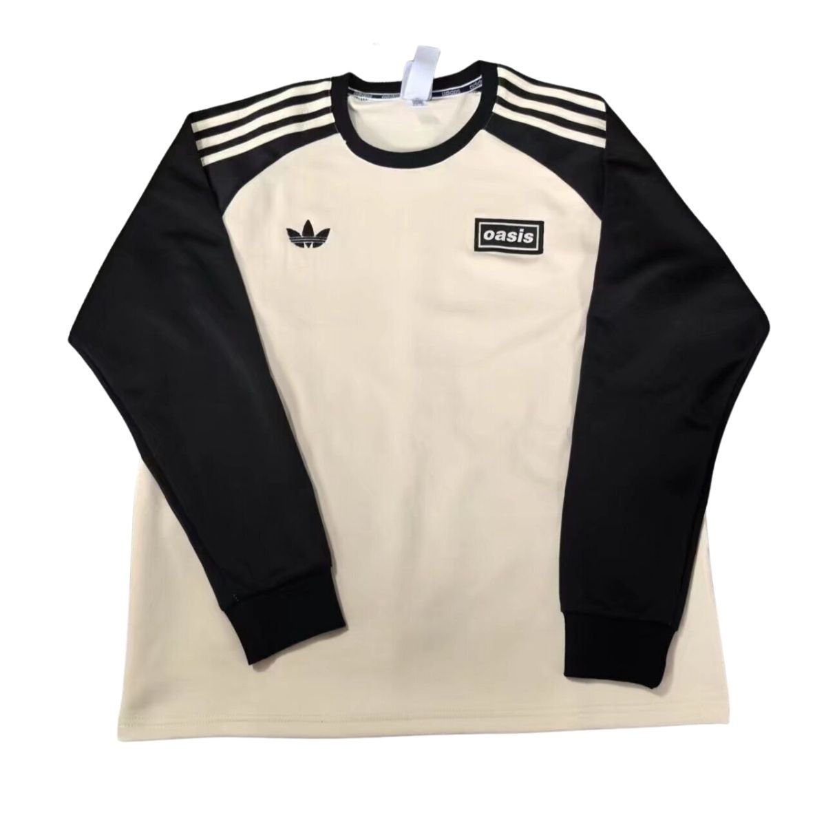 Camisa Adidas Oasis Bege Originals 2025 Manga Longa
