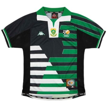 Camisa África do Sul Verde/Preta 1998 Away Masculina