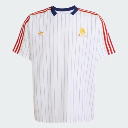 Camisa AS Roma Branca 2025/26 Terrace Icons 2025 Masculina