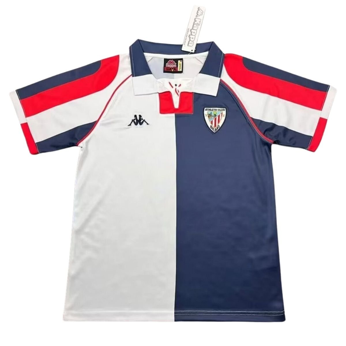 camisa-athletic-bilbao-branca-aaul-1998-99-away-ii-masculina Camisa Athletic Bilbao Branca/Azul 1998/99 Away II Masculina