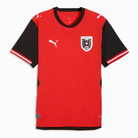 Camisa Aústria Vermelha Copa 2026/27 Home I Masculina