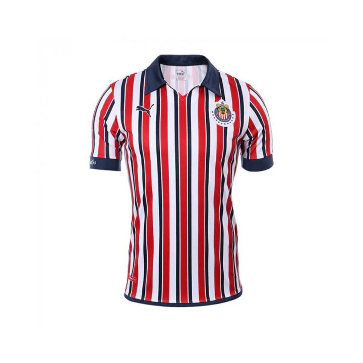camisa-chivas-guadalajara-vermelh-2018-19-titular-masculina Camisa Chivas Guadalajara Vermelho 2018/19 Titular Masculina