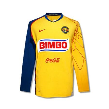 Camisa Club América Amarelo 2007/08 Home I Manga Longa