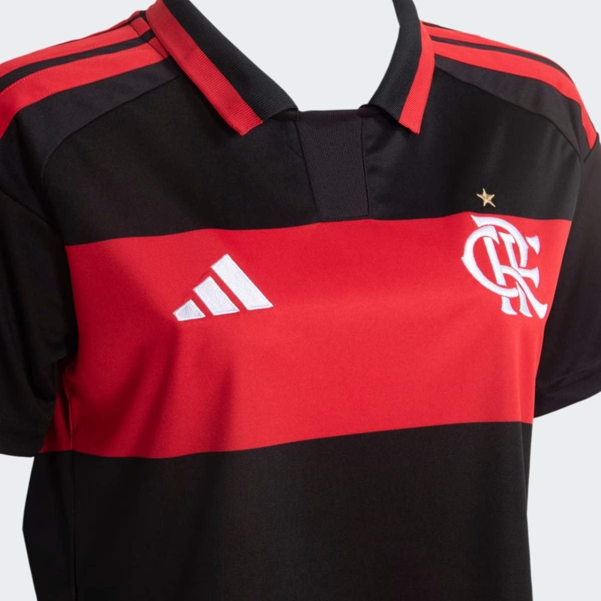 camisa-cropped-flamengo-vermelha-2026-27-titular-feminina-JZ8868 (2) Cropped do Flamengo Vermelha Polo 2026/27 Titular I Feminina