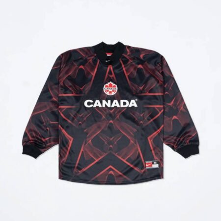 Camisa do Canadá Goleiro Copa Preta 2026/27 Manga Longa Masculina