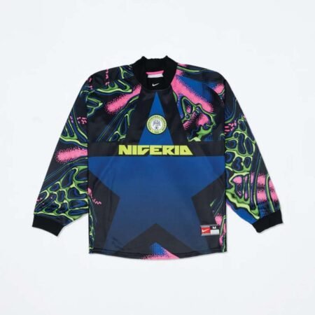 Camisa da Nigéria Goleiro Copa Azul 2026/27 Manga Longa Masculina