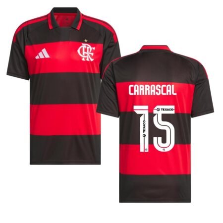 Camisa Carrascal #15 Flamengo Vermelha 2026/27 Titular I Masculina