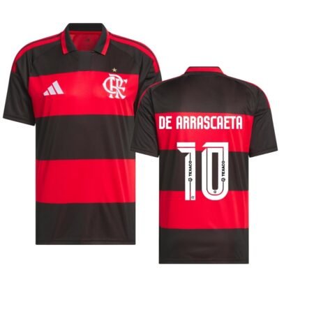 Camisa De Arrascaeta #10 Flamengo Vermelha 2026/27 Titular I Masculina