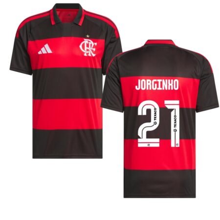 Camisa Jorginho #21 Flamengo Vermelha 2026/27 Titular I Masculina