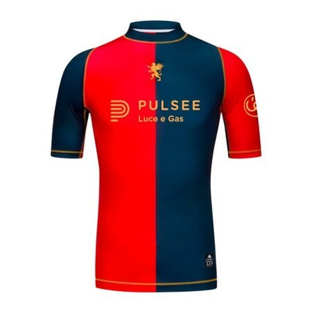 Camisa Genoa CFC Vermelha/Azul 2025/26 Masculina