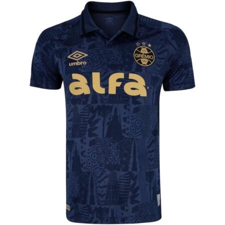 Camisa Grêmio Azul Escuro 2025/26 Third III Masculina