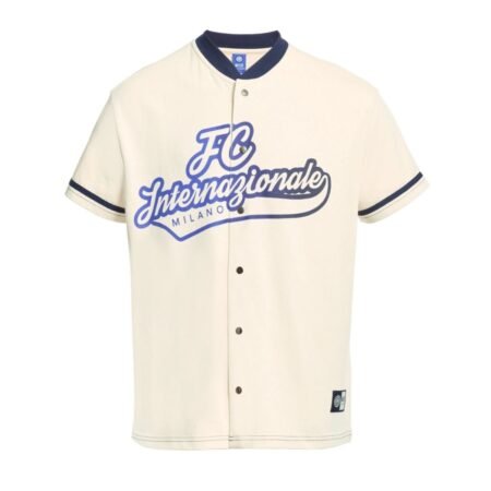 Camisa Inter de Milão Baseball Creme 2025/26 Botões Masculina