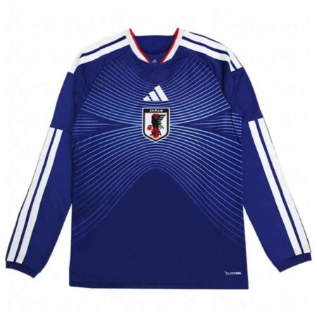 Camisa Japão Azul Copa 2026/27 Home I Manga Longa Masculina