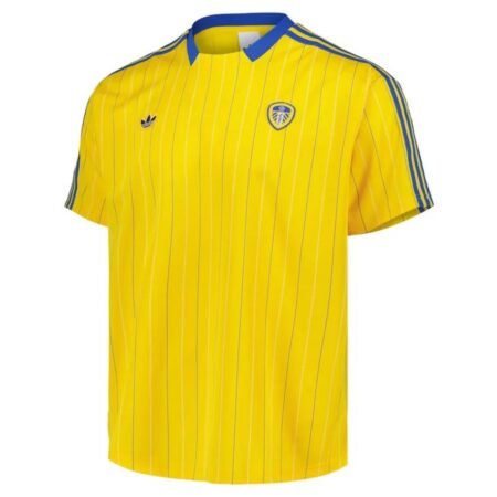 Camisa Leeds United Amarelo Terrace Icons 2025/26 Masculina