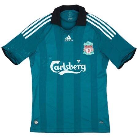 Camisa Liverpool FC Azul 2008/09 Away II Masculina