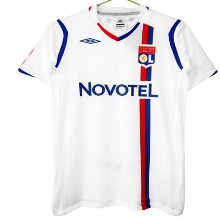 Camisa Lyon Branca 2008/09 Home I Masculina