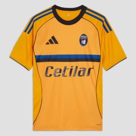 Camisa Pisa  SC Calcio Laranja 2025/26 Away II Masculina