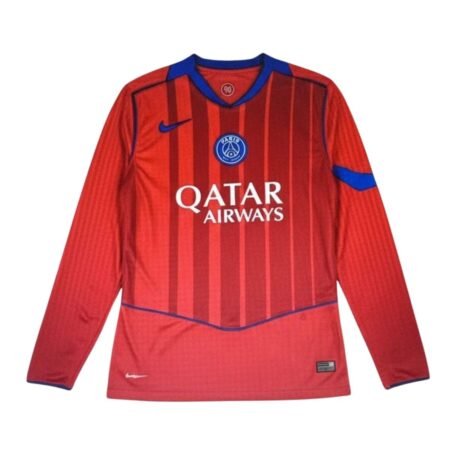 Camisa PSG Vermelho 2025/26 Third III Manga Longa