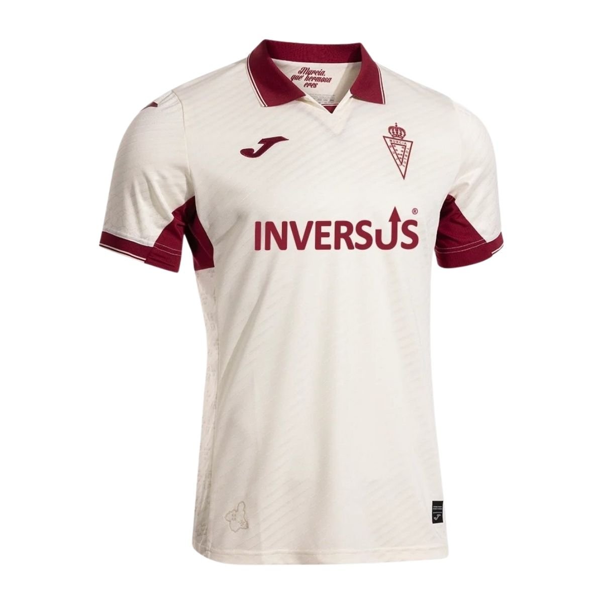 camisa-real-murcia-creme-2025-26-away-ii-masculina (2) Camisa Real Murcia Creme 2025/26 Away II Masculina