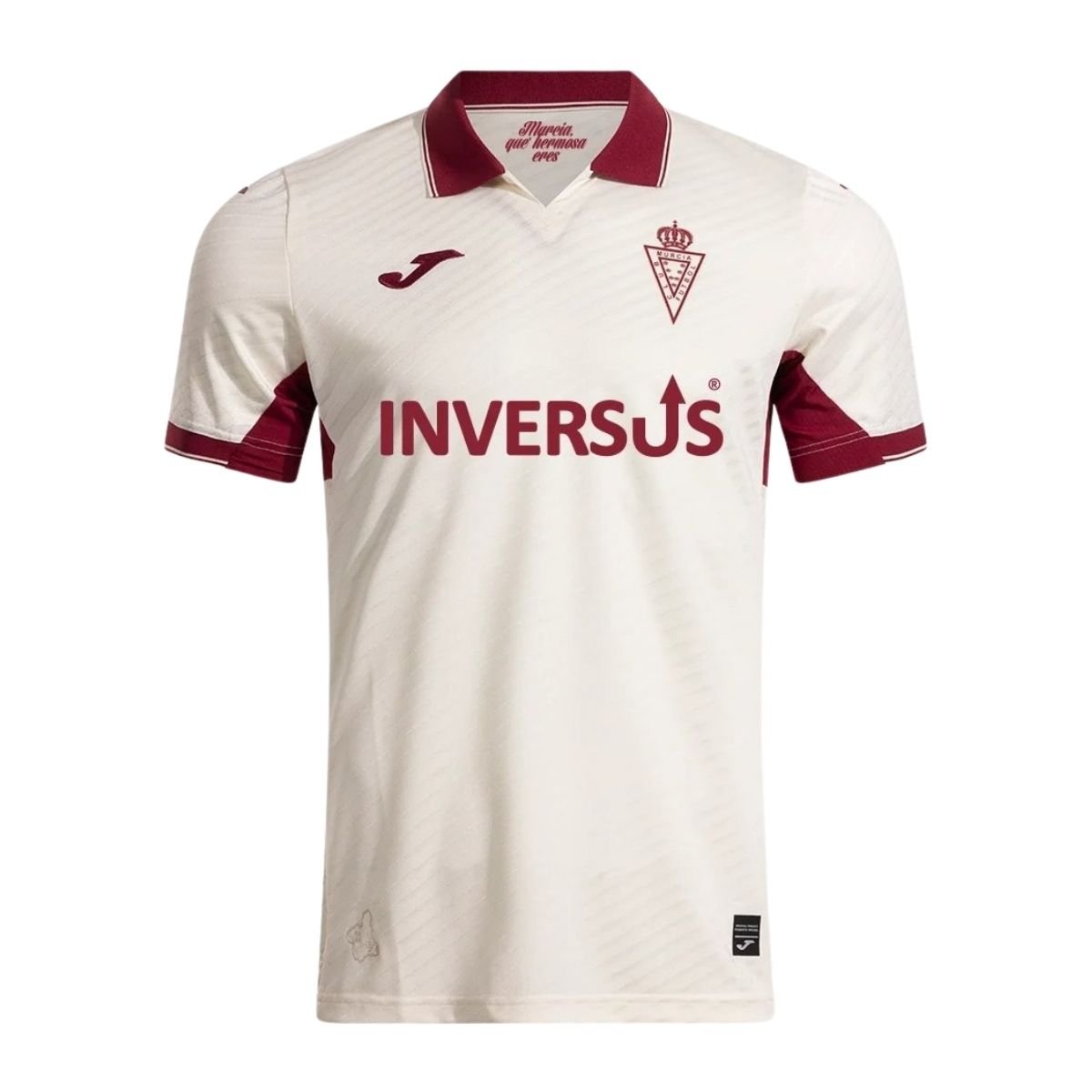 camisa-real-murcia-creme-2025-26-away-ii-masculina Camisa Real Murcia Creme 2025/26 Away II Masculina