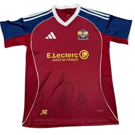 Camisa SC Bastia Vermelha 2025/26 Third III Masculina