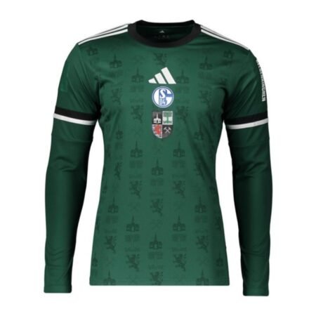 Camisa Schalke 04 Verde 2025/26 Aniversário Manga Longa
