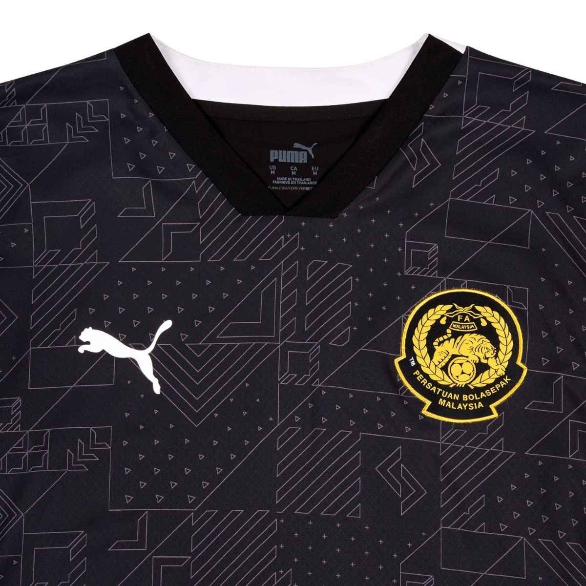 camisa-selecao-da-malasia-preta-2025-26-away-ii-asculina Camisa Seleção da Malásia Preta 2025/26 Away Masculina
