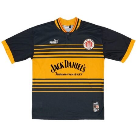 Camisa ST. Pauli Azul/Amarela 1997 Away Masculina