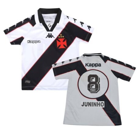 Camisa Vasco da Gama Branca Juninho #8 1997/98 Titular Kappa