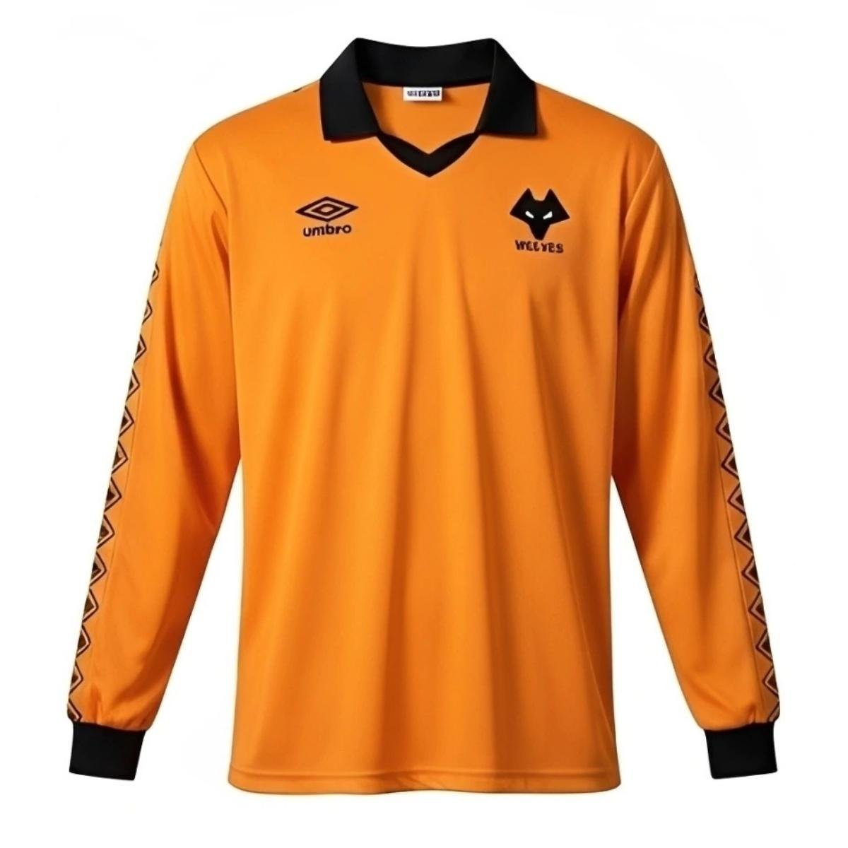 camisa-wolverhampton-1980-81-laranja-home-i-manga-longa Camisa Wolverhampton 1980/81 Laranja Home I Manga Longa