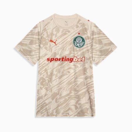 Camisa do Palmeiras Bege Golerio 2026/27 Reserva II Masculina