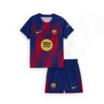 kit-infantil-barcelona-azul-vermelha-lewandowski-9-2025-26-unissex