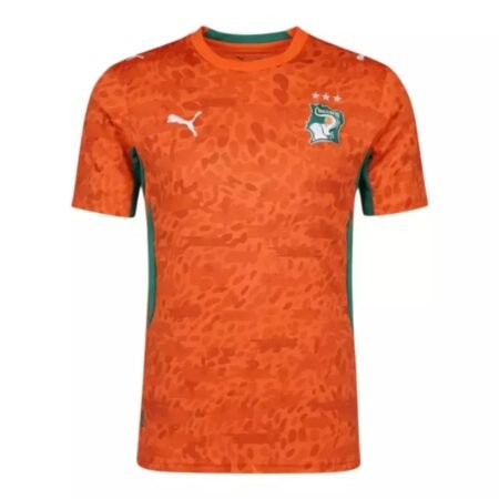 Camisa Costa do Marfim Laranja Copa 2026/27 Home I Masculina