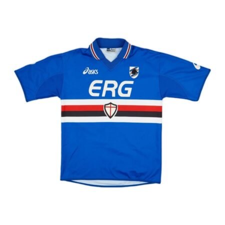 Camisa Sampdoria Azul 2003/04 Home I Masculina