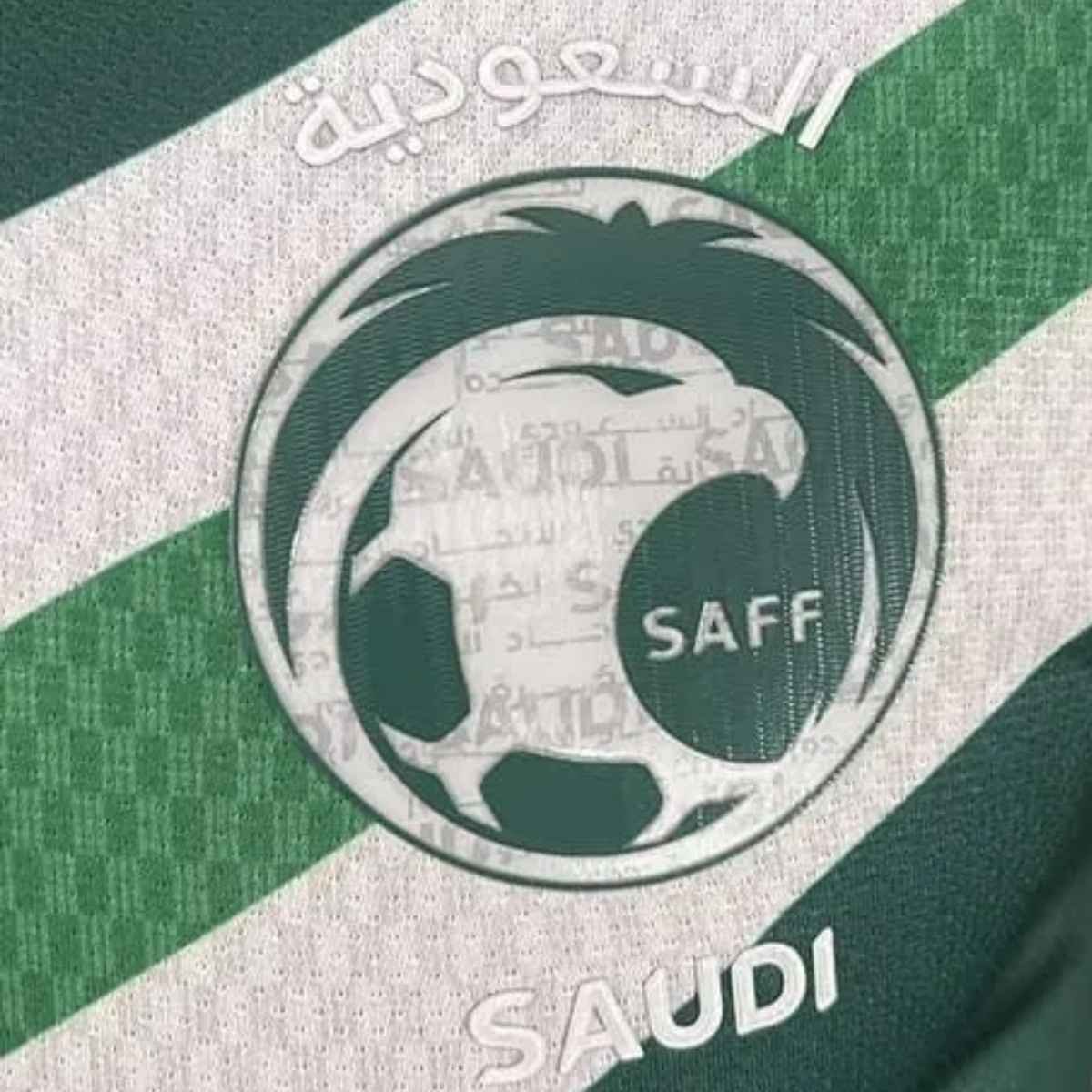 camisa-arabia-saudita-2026-26-away-ii-masculina Camisa Arábia Saudita X Alemanha Verde 2026/27 Home Masculina