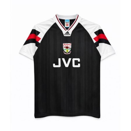 Camisa Arsenal FC Preta 1993/94 JVC Retrô Masculina