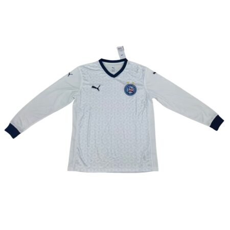 Camisa Bahia Branca 2025/26 Reserva II Manga Longa Masculina