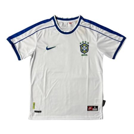 Camisa Seleção do Brasil Branca Goleiro 1998 Masculina