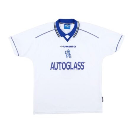 Camisa Chelsea FC Branca 1998/99 Away II Autoglass Masculina
