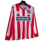camisa-chivas-de-guadalajara-vermelha-1997-98-home-i-nissan-manga-longa-masculina