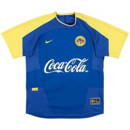 Camisa Club América Azul 2003/04 Away II Coca Cola Masculina