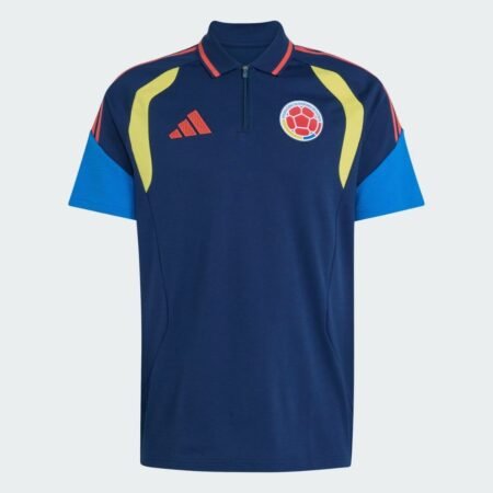 Camisa Colômbia Azul Copa 2026/27 Tiro Polo Masculina
