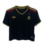camisa-cropped-flamego-preta-feminina-terceiro-uniforme-2025-26-dourado
