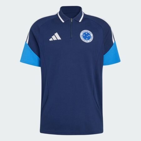 Camisa Cruzeiro Azul Escuro 2026/27 Polo Comissão Técnica Masculina