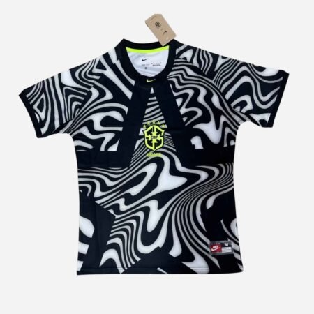 Camisa do Brasil Goleiro Preta Copa 2026/27 Manga Curta Masculina
