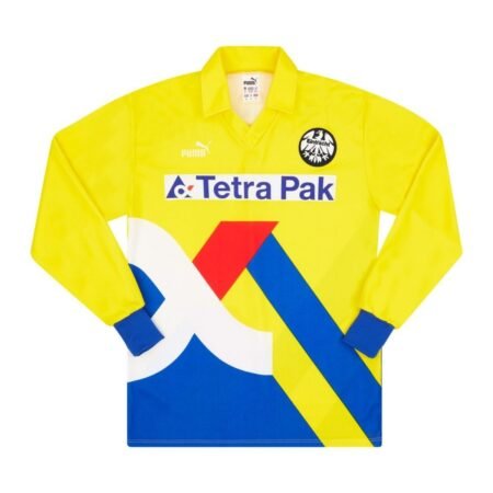 Camisa Frankfurt Amarela 1993/94 Away II Manga Longa Tetra Park