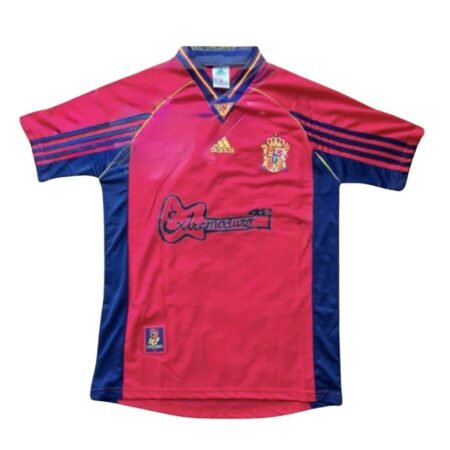 Camisa Espanha Vermelha 1998 Away Extremoduro Masculina